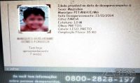 Criança encontrada em Caldas, MG, tinha 6 anos na época em que entrou para o cadastro de desaparecidos (Foto: Arquivo de família/Divulgação)
