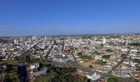 Vista aérea de Araxá,MG.